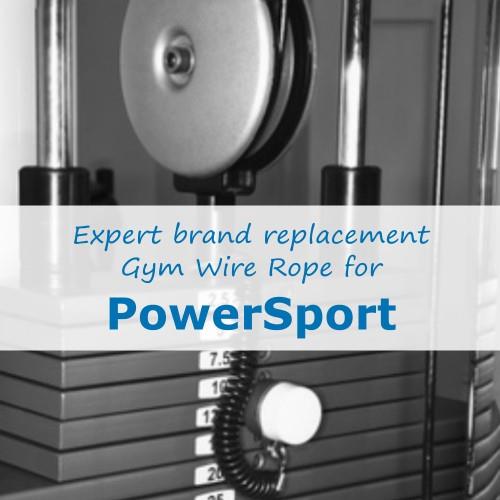 PowerSport Fitness Gym Cable Wire Rope