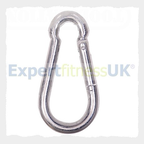 Gym Carabiner Snap Hook M9 x 90mm Wire Rope Clip (COMMERCIAL GRADE)