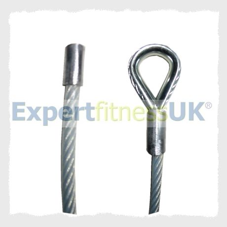 Zest Back Extension Gym Cable Wire Rope