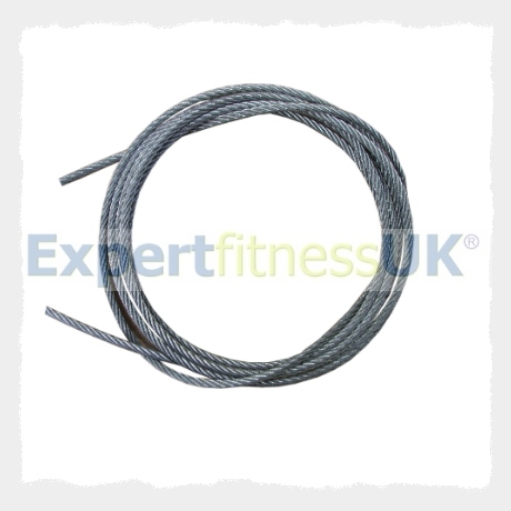 4mm GALVANISED STEEL Gym Cable Wire Rope (per metre)